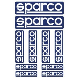 KIT DE 10 SPARCO PEGATINAS