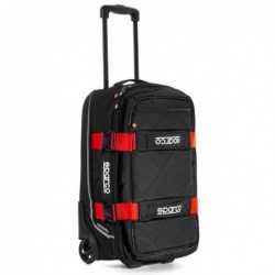 SCHWARZ/ROTE REISETASCHE