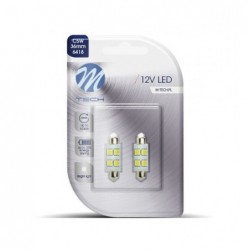 BLISTER 2X LED L072W - C5W...