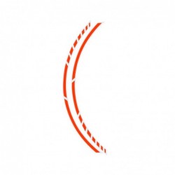 PIN STRIPING RACING NARANJA...