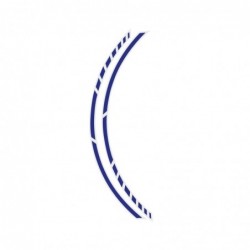 PIN STRIPING RACING AZUL 14...