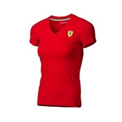 FERRARI DAMEN T-Shirt mit...