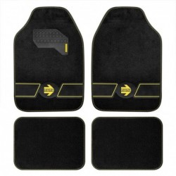 SET ALFOMBRAS  FUN BLK-YEL....