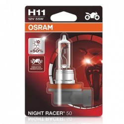 H11 55W 1 NIGHT RACER +50%...